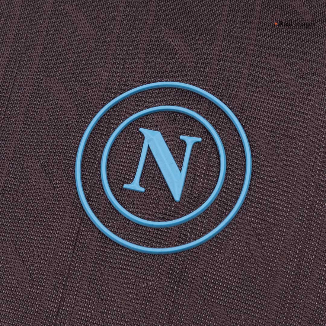 Men's Napoli 2025/26 Player Version Third Away Soccer Jersey - Slim Fit