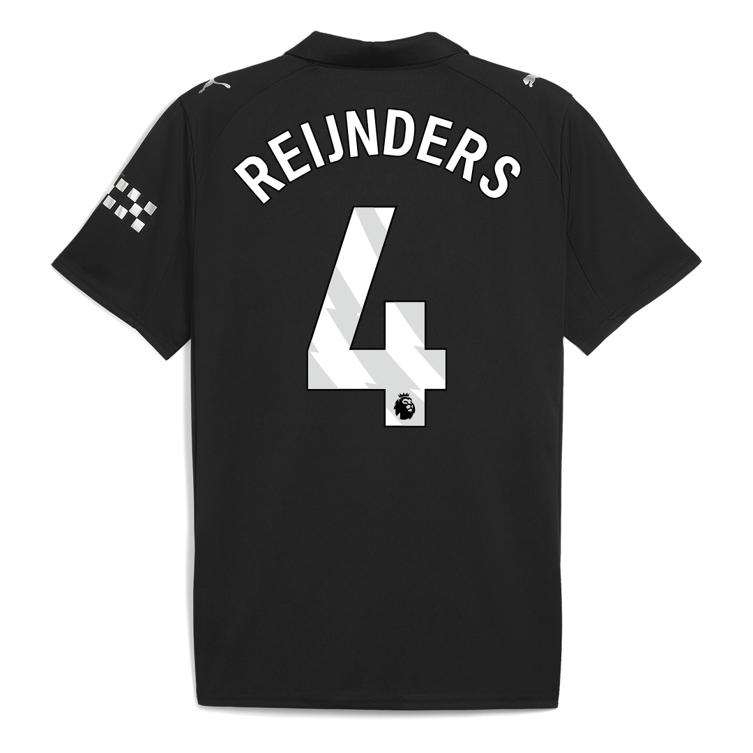 REIJNDERS #4 Men's Manchester City 2025/26 Away Soccer Jersey