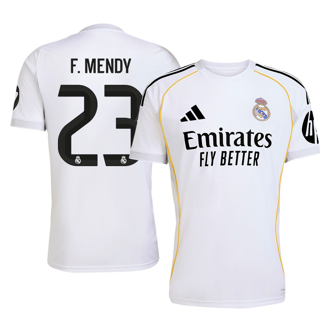F.MENDY #23 Men's Real Madrid 2025/26 Home Soccer Jersey [PREMIUM]