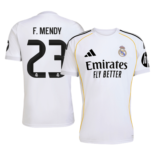 F.MENDY #23 Men's Real Madrid 2025/26 Home Soccer Jersey [PREMIUM]
