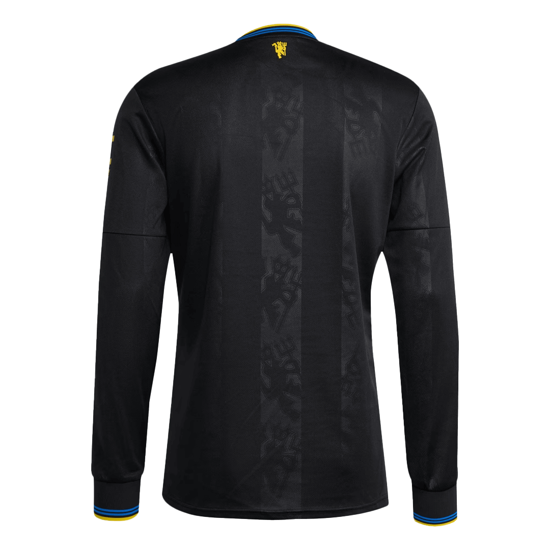 Men's Manchester United 2025/26 Third Away Long Sleeve Soccer Jersey
