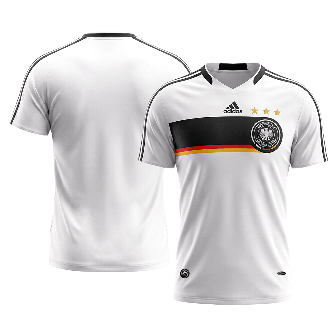 Retro Men's Germany 2008 Home Soccer Jersey
