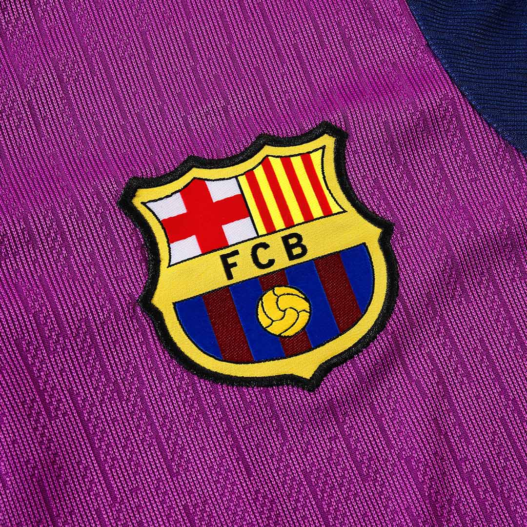 Kid's Barcelona 2025/26 Zipper Sweatshirt Kit