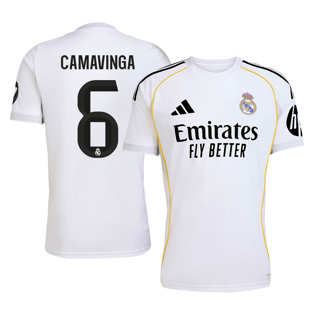 CAMAVINGA #6 Men's Real Madrid 2025/26 Home Soccer Jersey [PREMIUM]