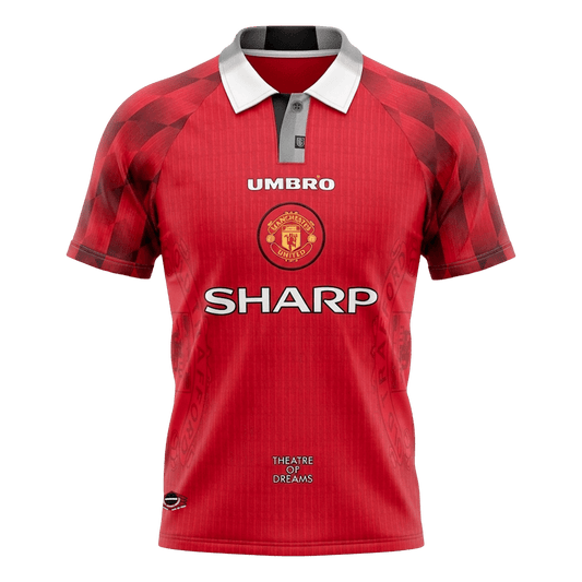Retro Men's Manchester United 1996/97 Home Soccer Jersey
