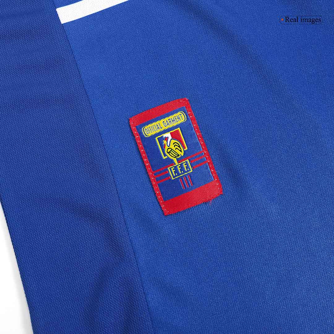 Retro Men's France 1998 Home Soccer Jersey