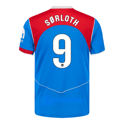 SØRLOTH #9 Men's Atletico Madrid 2025/26 Third Away Soccer Jersey