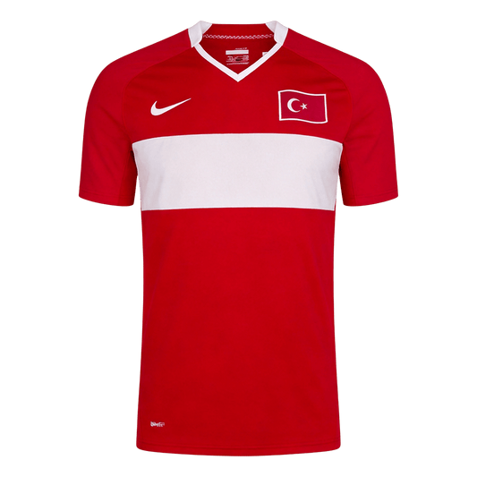 Retro Men's Turkey 2008 Home Soccer Jersey