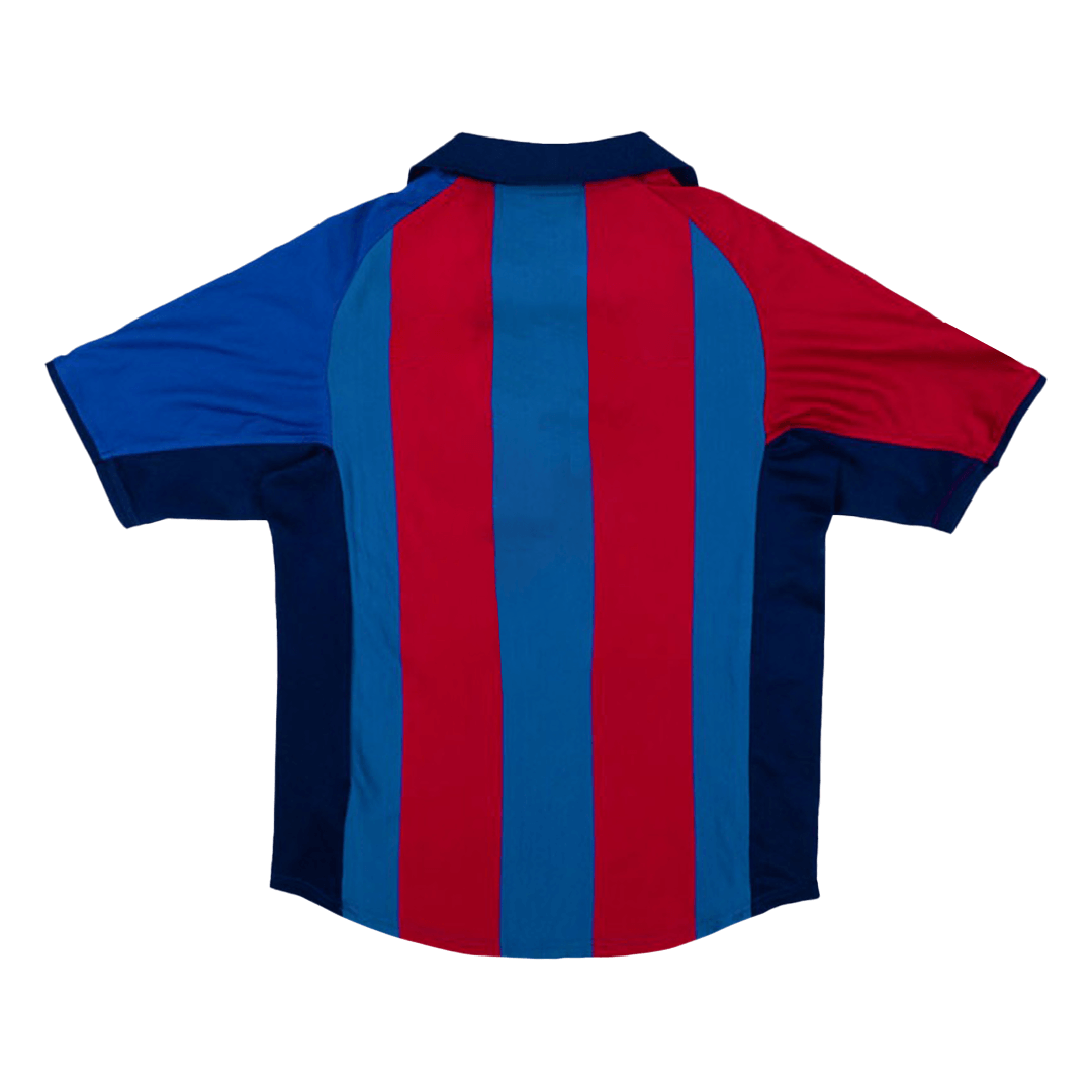 Retro Men's Barcelona 2001/02 Home Soccer Jersey