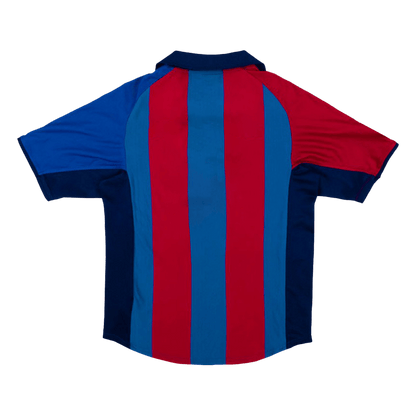 Retro Men's Barcelona 2001/02 Home Soccer Jersey