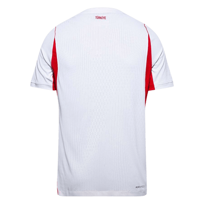 Men's Turkey World Cup 2026 Player Version Away Soccer Jersey - Slim Fit