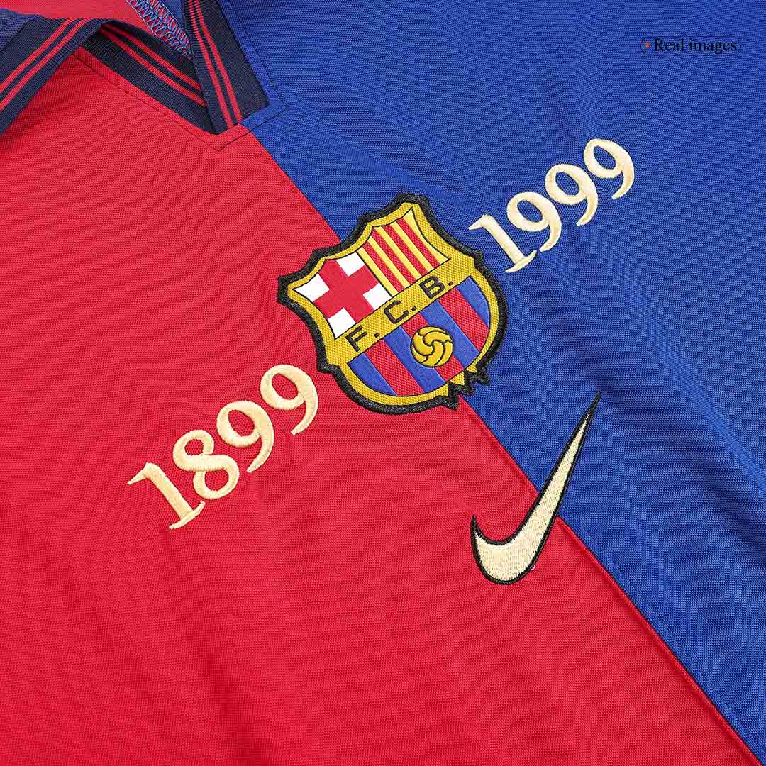 Retro RIVALDO #11 Men's Barcelona 1999/00 Home Soccer Jersey