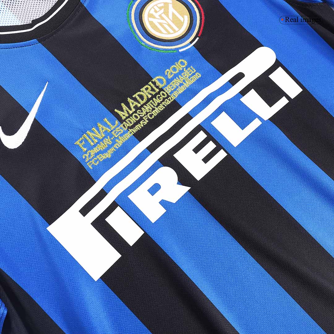 Retro Men's Inter Milan UCL Final 2009/10 Home Soccer Jersey