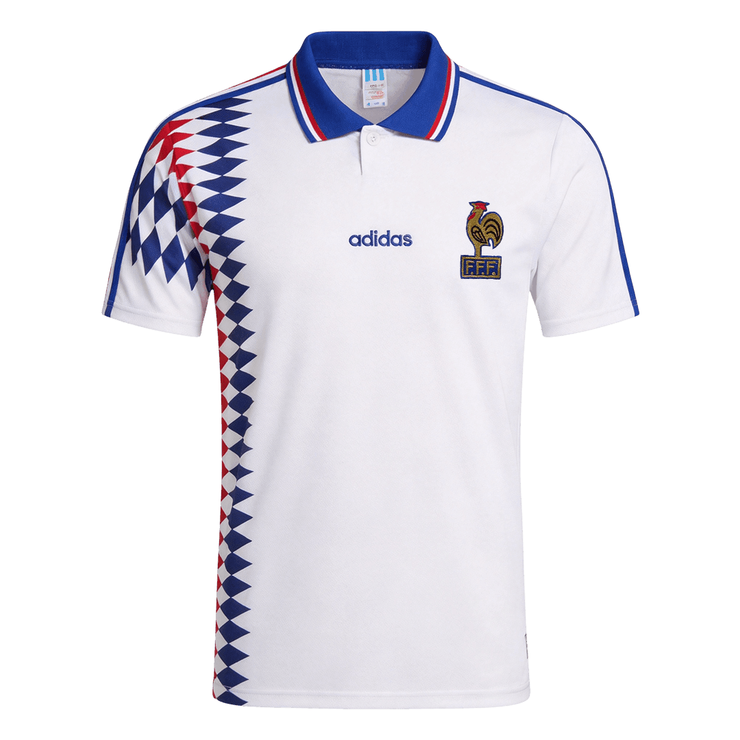 Retro Men's France 1994 Away Soccer Jersey