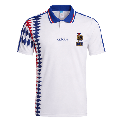 Retro Men's France 1994 Away Soccer Jersey