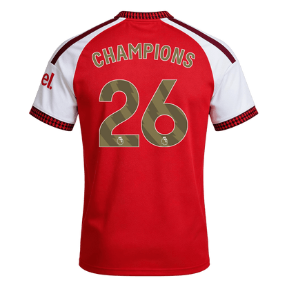 CHAMPIONS #26 Men's Arsenal 2026/27 Home Soccer Jersey