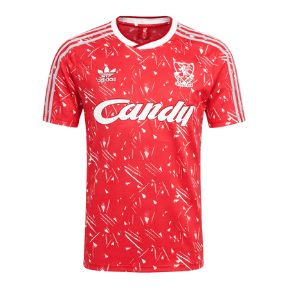 Retro Men's Liverpool 1989/91 Home Soccer Jersey