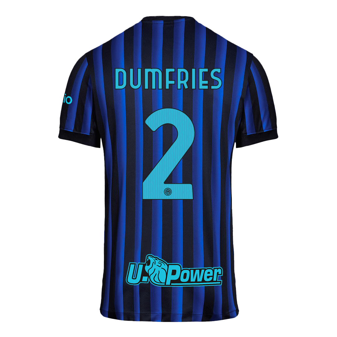 DUMFRIES #2 Men's Inter Milan 2025/26 Home Soccer Jersey