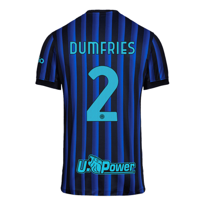 DUMFRIES #2 Men's Inter Milan 2025/26 Home Soccer Jersey