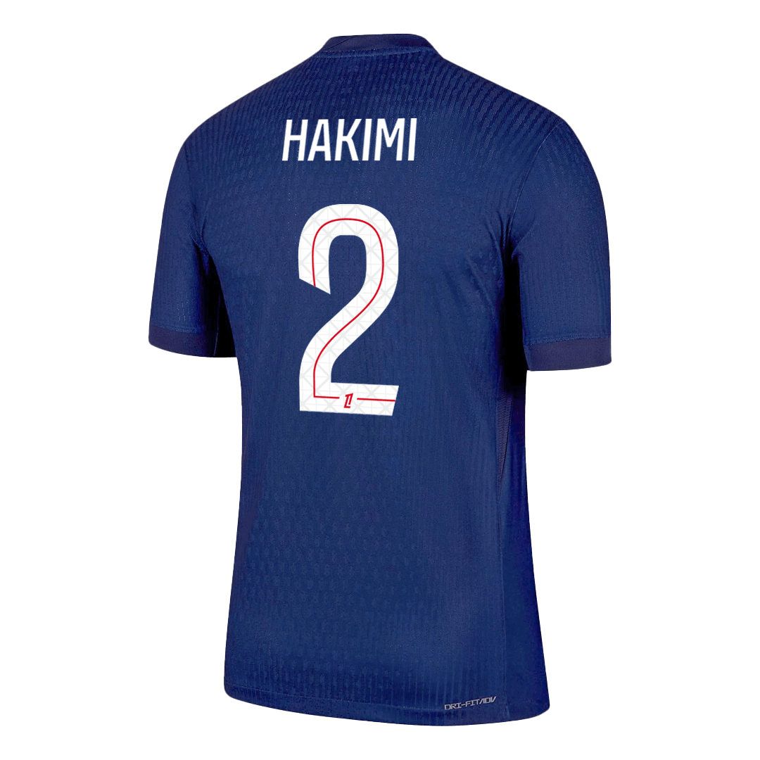 HAKIMI #2 Men's PSG 2025/26 Player Version Home Soccer Jersey - Slim Fit