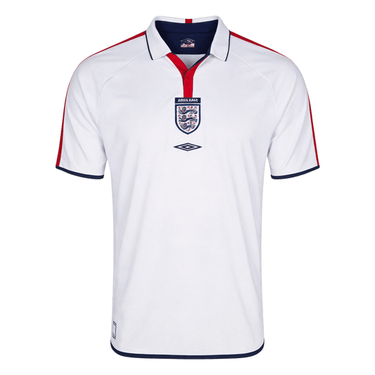 Retro Men's England 2004 Home Soccer Jersey