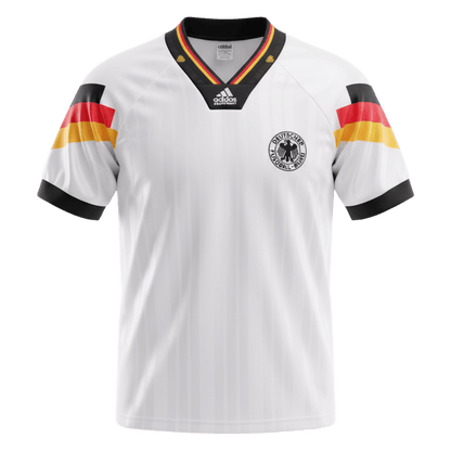Retro Men's Germany 1992 Home Soccer Jersey