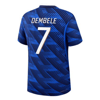 DEMBELE #7 Men's France World Cup 2026 Player Version Home Soccer Jersey - Slim Fit