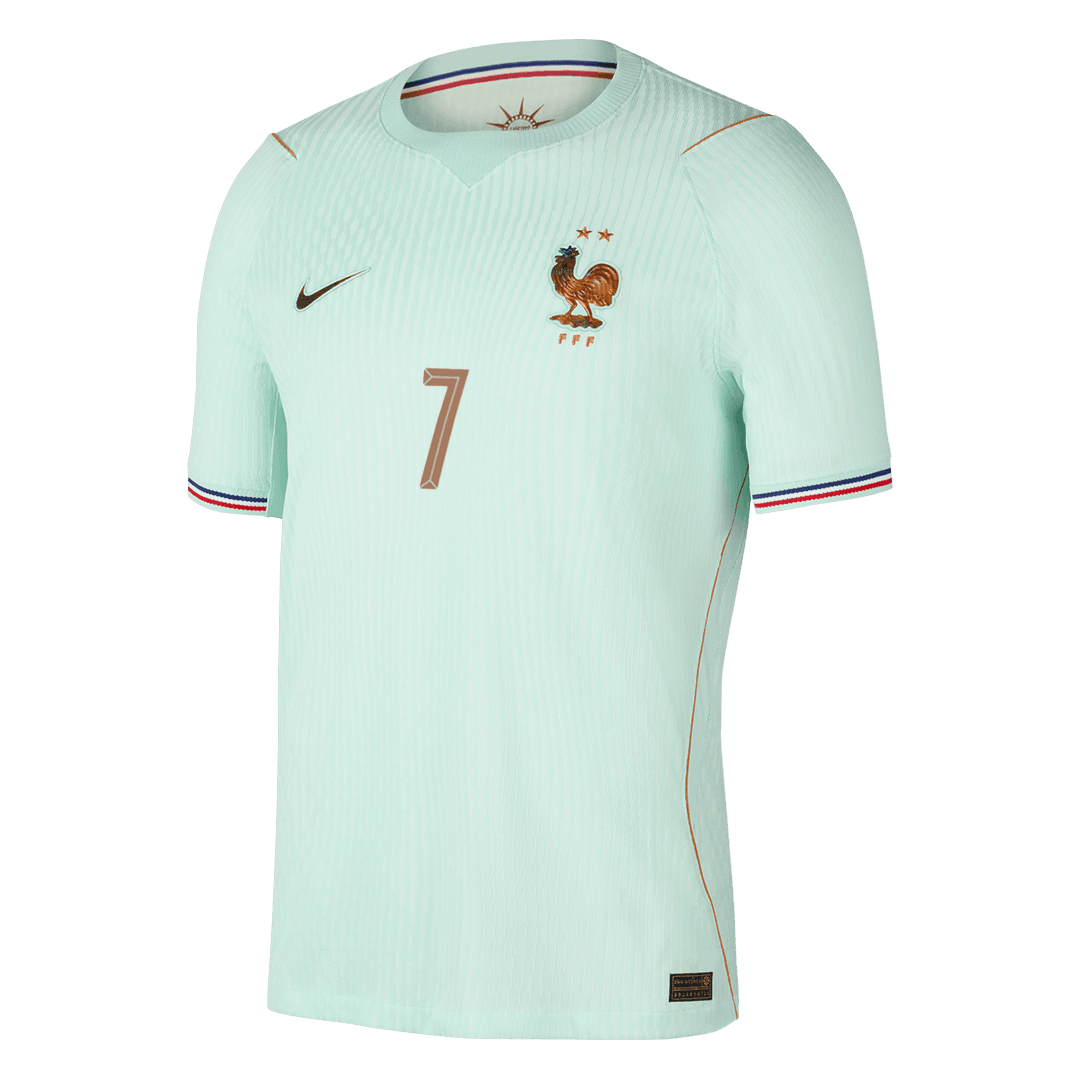 DEMBELE #7 Men's France World Cup 2026 Player Version Away Soccer Jersey - Slim Fit