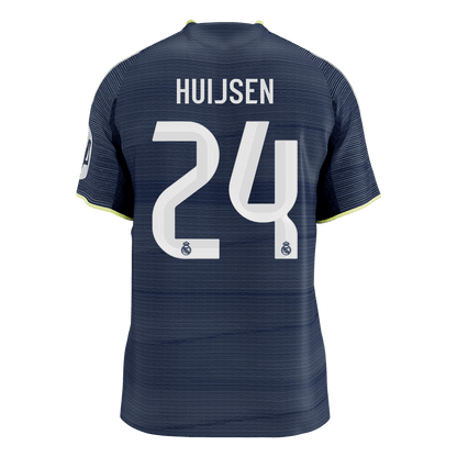 HUIJSEN #24 Men's Real Madrid 2025/26 Player Version Away Soccer Jersey - Slim Fit [PREMIUM]