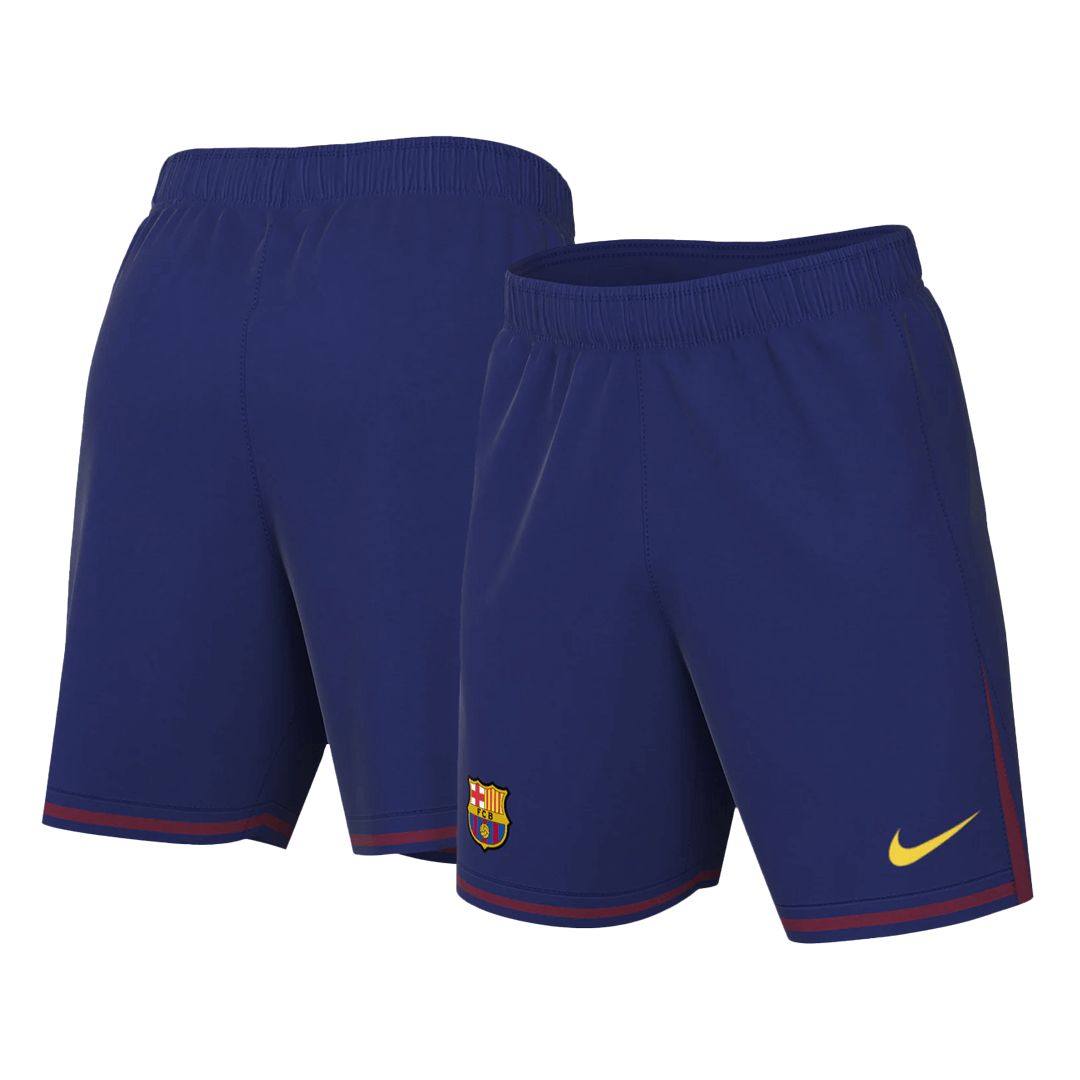 Men's Barcelona 2025/26 Home Soccer Jersey Full Kit [PREMIUM]