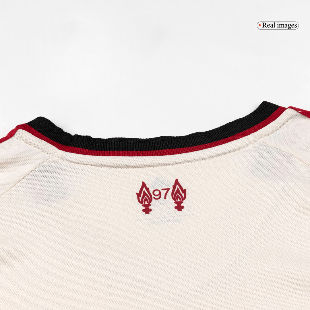 Men's Liverpool 2025/26 Away Long Sleeve Soccer Jersey