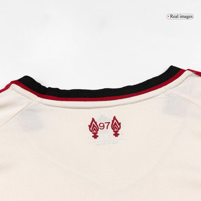 Men's Liverpool 2025/26 Away Long Sleeve Soccer Jersey