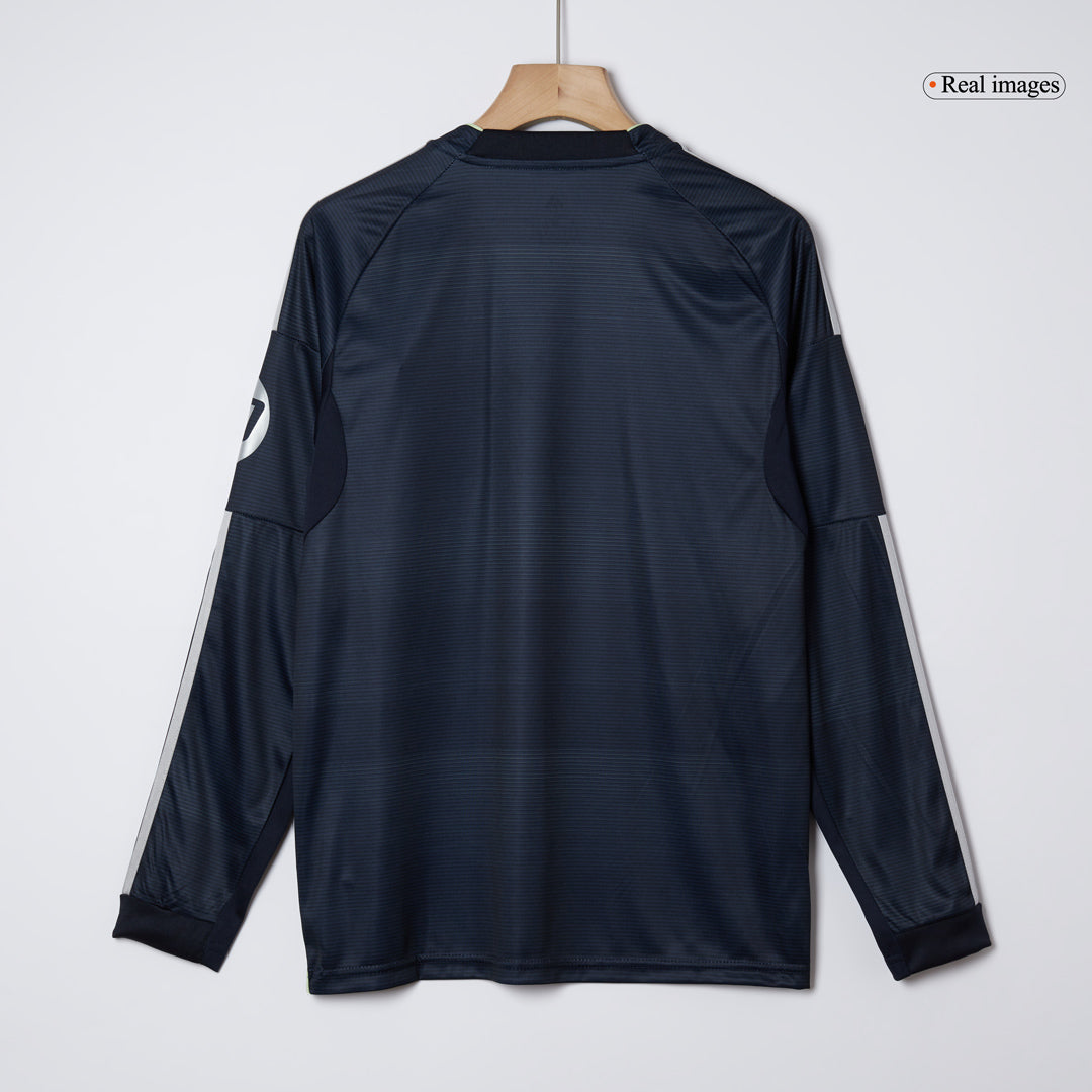 Men's Real Madrid 2025/26 Away Long Sleeve Soccer Jersey