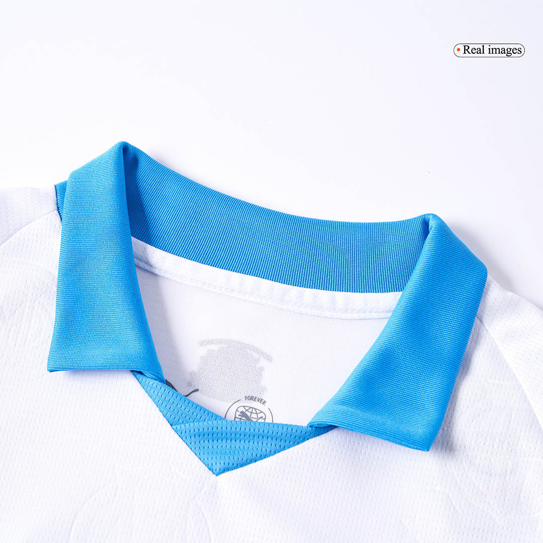 Kid's Marseille 2025/26 Home Soccer Jersey Kit