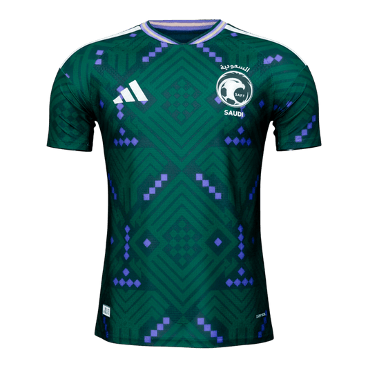 Men's Saudi Arabia World Cup 2026 Player Version Home Soccer Jersey - Slim Fit