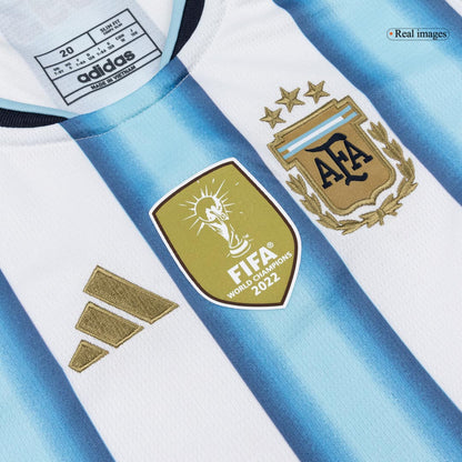 Kid's Argentina World Cup 2026 Home Soccer Jersey Kit [PREMIUM]