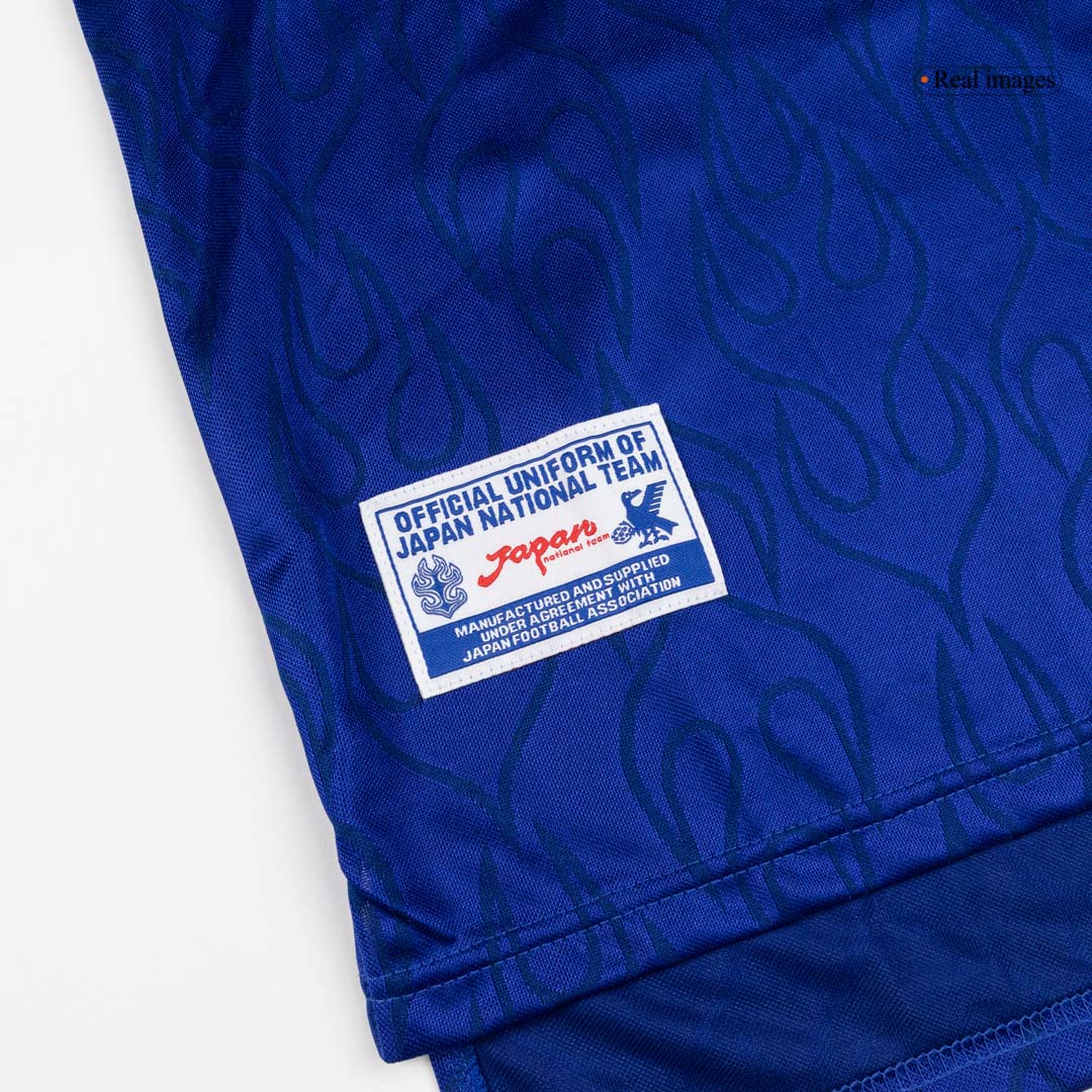Retro Men's Japan World Cup 1998 Home Long Sleeve Soccer Jersey