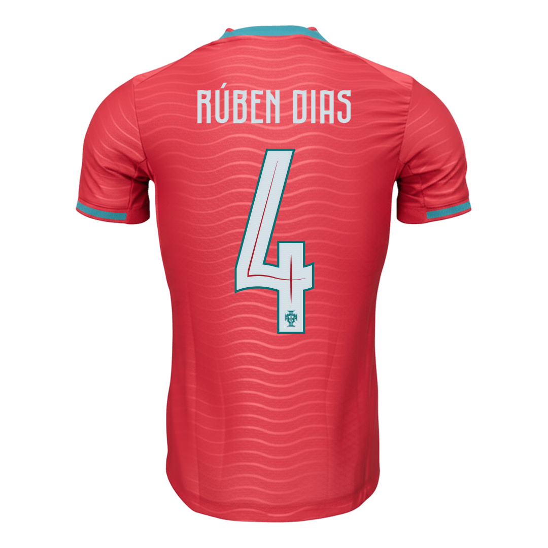 RÚBEN DIAS #4 Men's Portugal World Cup 2026 Player Version Home Soccer Jersey - Slim Fit
