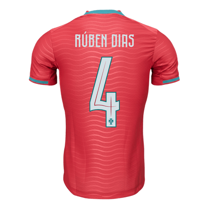 RÚBEN DIAS #4 Men's Portugal World Cup 2026 Player Version Home Soccer Jersey - Slim Fit