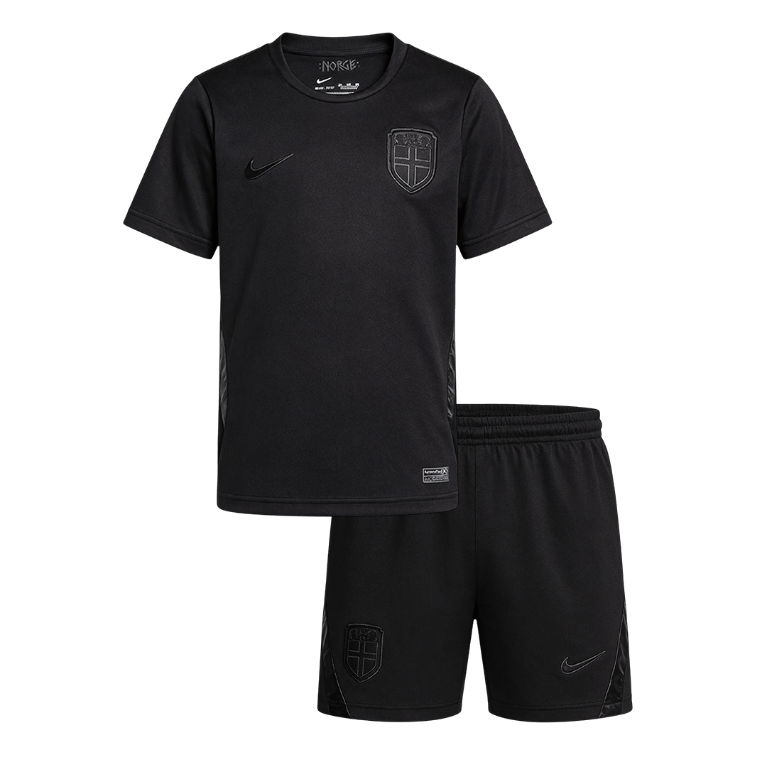 Kid's Norway World Cup 2026 Away Soccer Jersey Kit