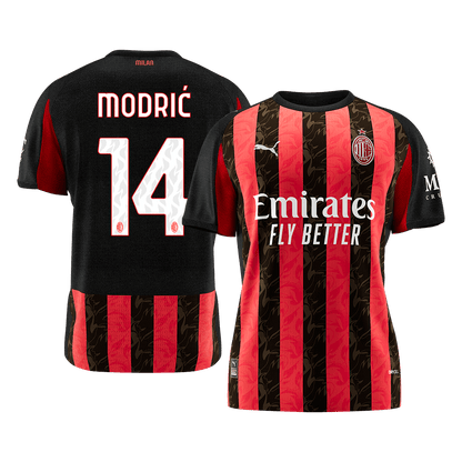 MODRIĆ #14 Men's AC Milan 2025/26 Home Soccer Jersey [PREMIUM]