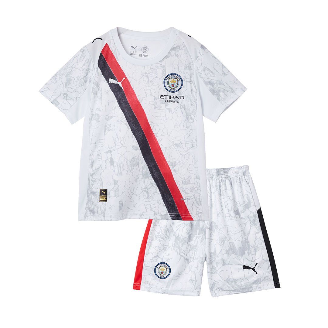 Kid's Manchester City World Cup 2025/26 KidSuper Soccer Jersey Kit