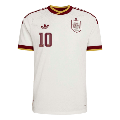 OLMO #10 Men's Spain World Cup 2026 Player Version Away Soccer Jersey - Slim Fit