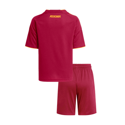Kid's Roma 2025/26 Home Soccer Jersey Kit