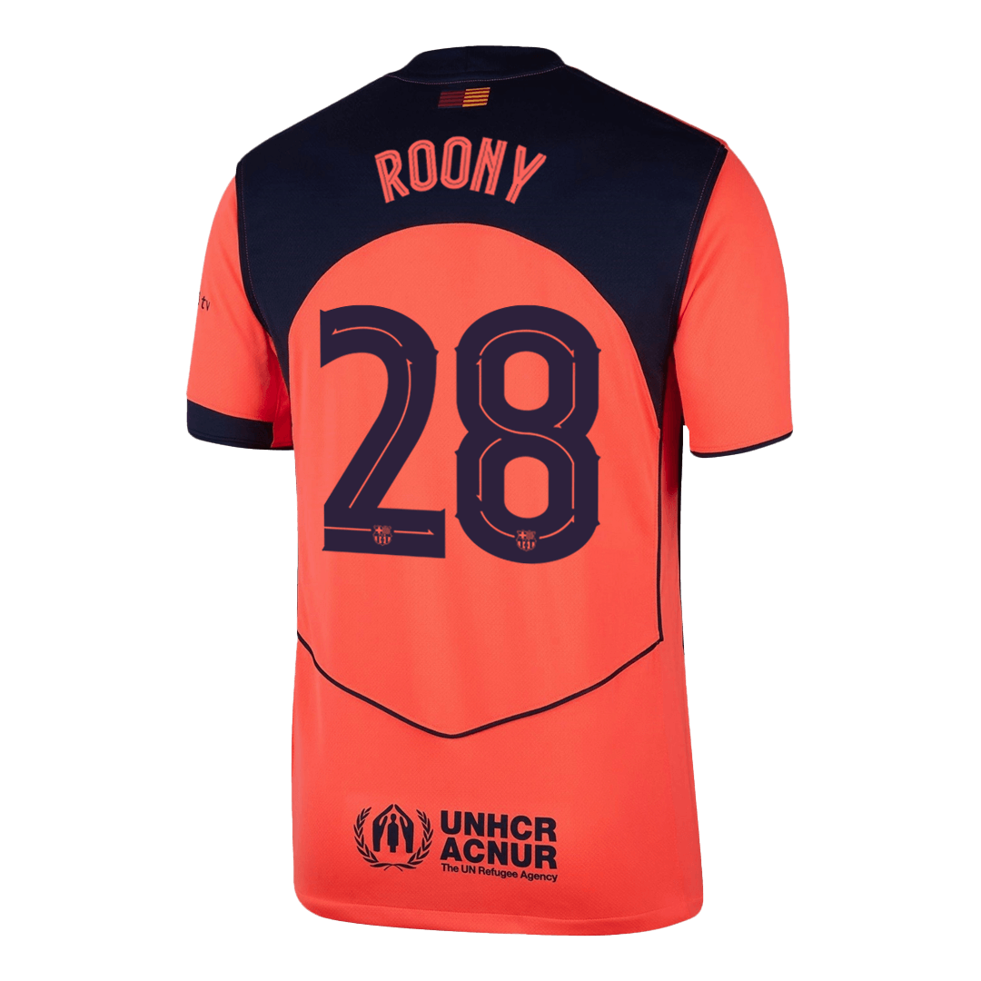 ROONY #28 Men's Barcelona 2025/26 Third Away Soccer Jersey