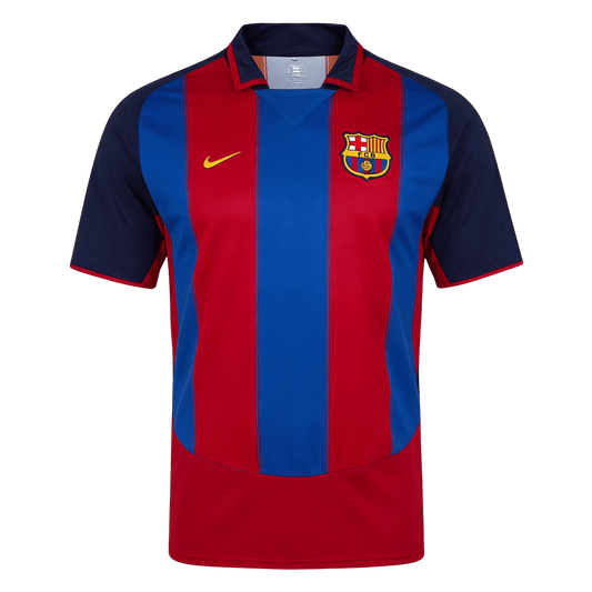 Retro Men's Barcelona 2003/04 Home Soccer Jersey