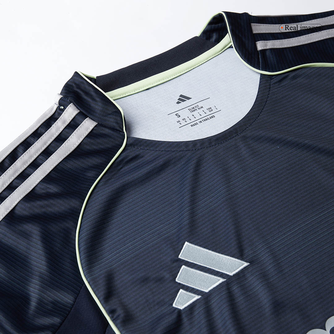 Men's Real Madrid 2025/26 Away Long Sleeve Soccer Jersey
