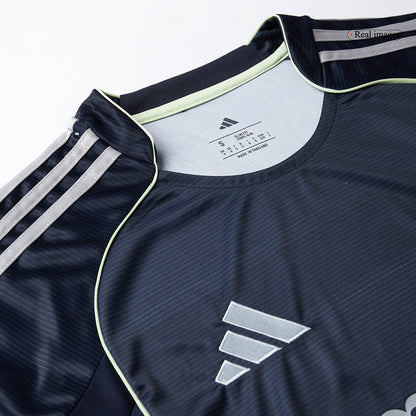 Men's Real Madrid 2025/26 Away Long Sleeve Soccer Jersey