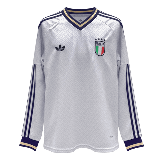 Men's Italy World Cup 2026 Away Long Sleeve Soccer Jersey