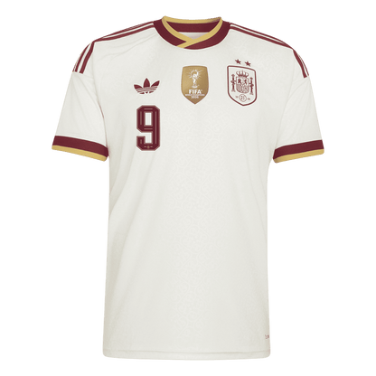 GAVI #9 Men's Spain World Cup 2026 Champion Edition Away Soccer Jersey